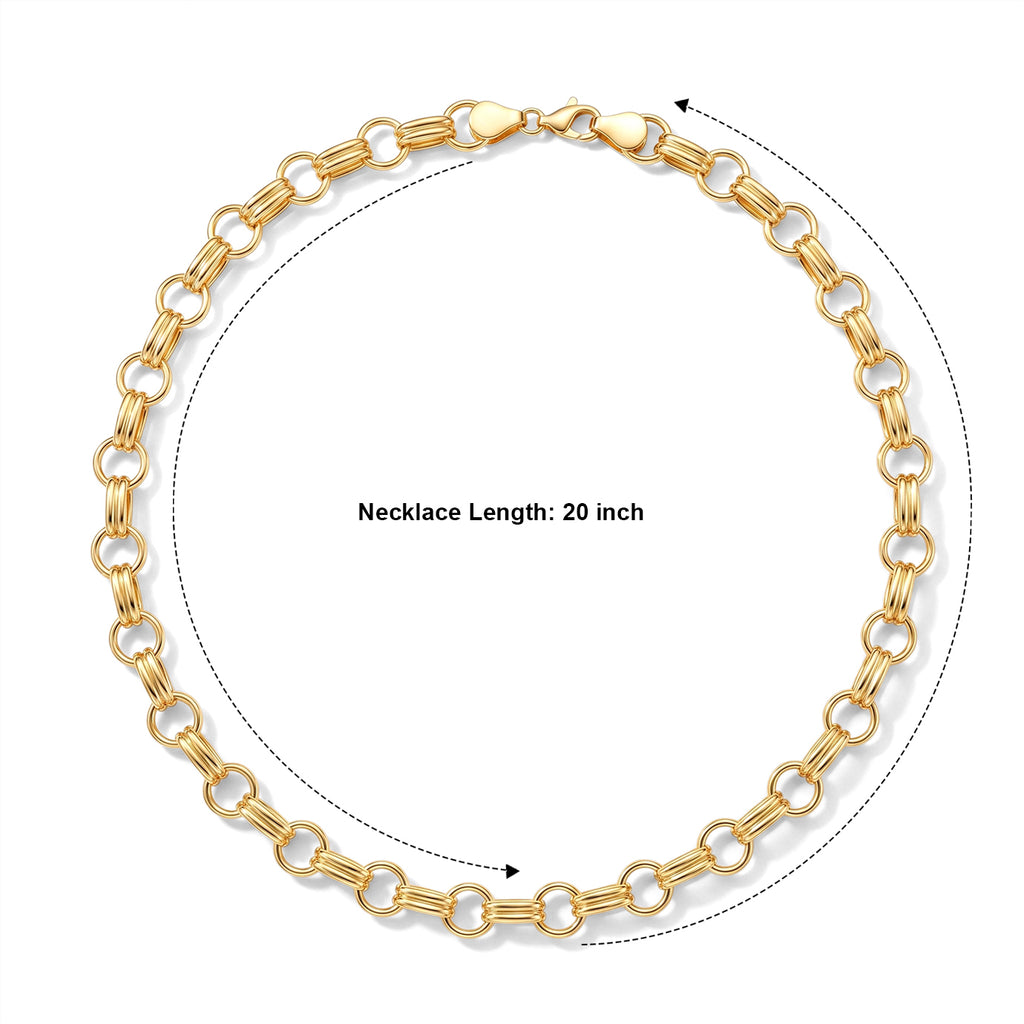 Necklace (Size - 20) in Yellow Gold Tone_8764764_2