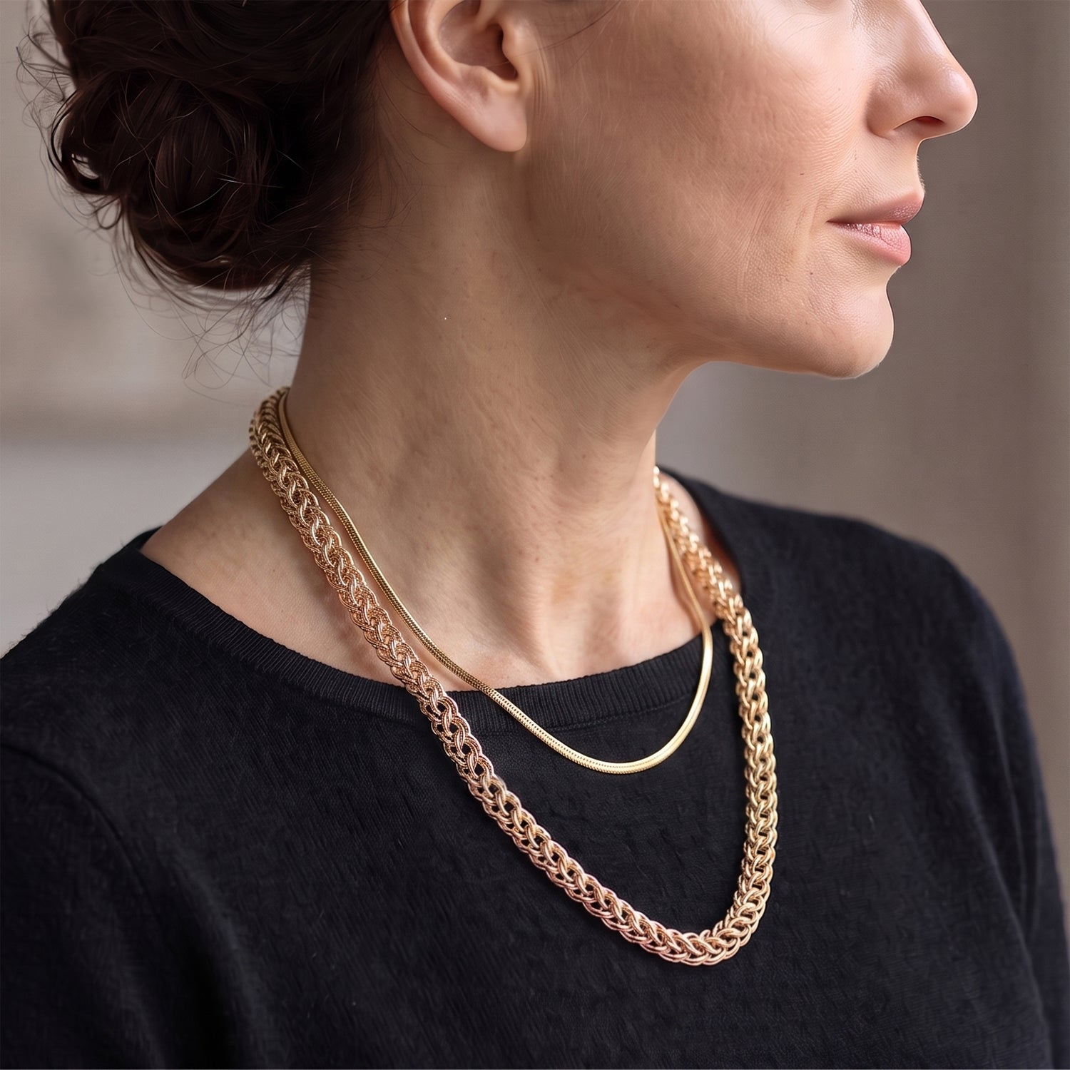Necklace (Size - 20) in Yellow Gold Tone 8764765 2