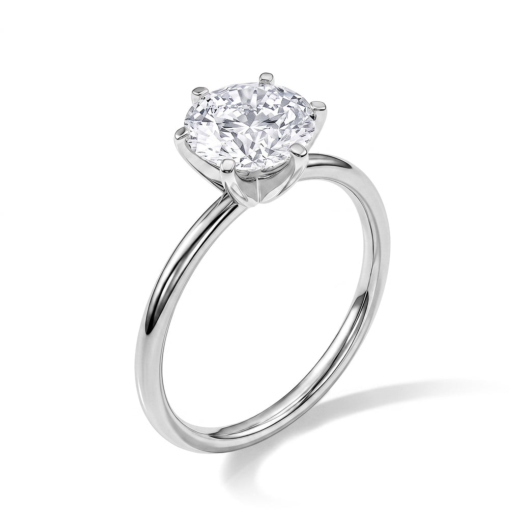 Luxuriant - 950 Platinum IGI Certified Lab Grown Diamond (D/IF) Solitaire Ring 2.00 Ct, Platinum Wt.3.10 Gms_8764931_2