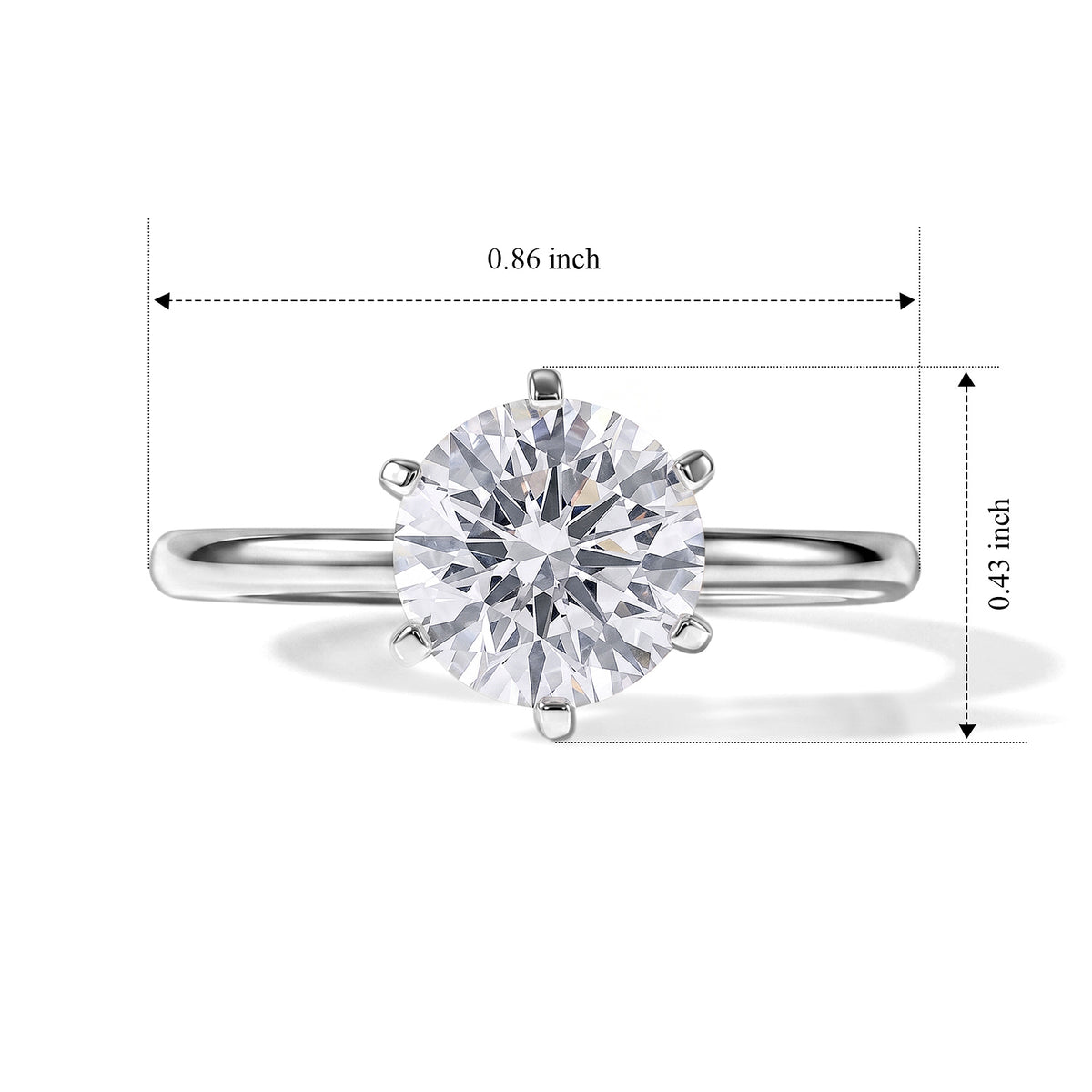 Luxuriant - 950 Platinum IGI Certified Lab Grown Diamond (D-IF) Solitaire Ring 2.00 Ct, Platinum Wt.3.10 Gms 8764931 5