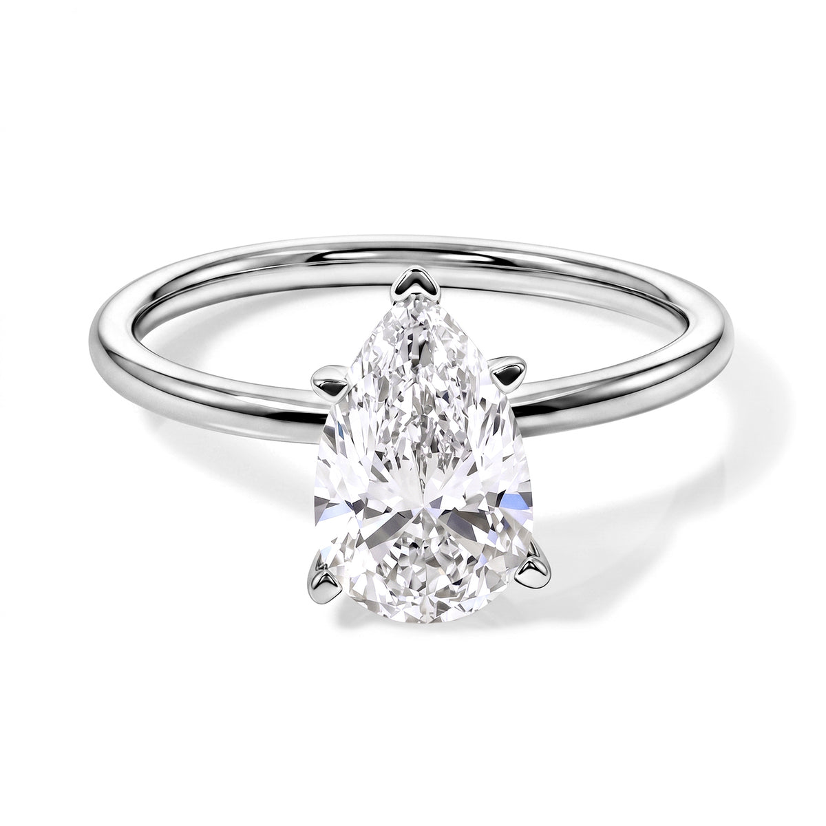 Luxuriant - 950 Platinum IGI Certified Lab Grown Diamond (D-IF) Solitaire Ring 2.00 Ct, Platinum Wt. 3.10 Gms 8764952 0