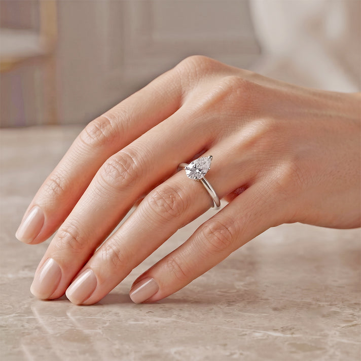 Luxuriant - 950 Platinum IGI Certified Lab Grown Diamond (D/IF) Solitaire Ring 2.00 Ct, Platinum Wt. 3.10 Gms 8764952 2