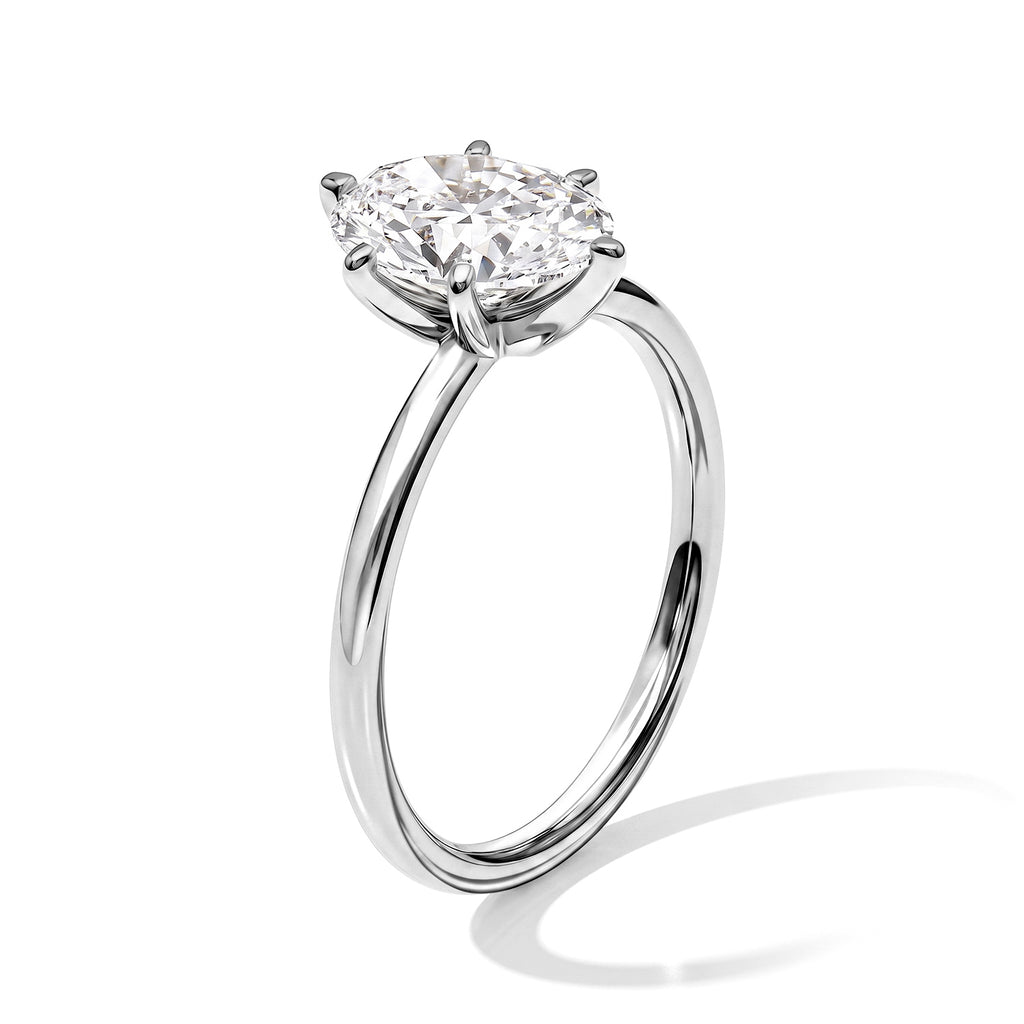 Luxuriant - 950 Platinum IGI Certified Lab Grown Diamond (D/IF) Solitaire Ring 2.00 Ct, Platinum Wt. 2.60 Gms_8764966_2