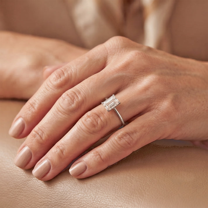 Luxuriant - 950 Platinum IGI Certified Lab Grown Diamond (D/IF) Solitaire Ring 2.00 Ct, Platinum Wt. 2.60 Gms 8764995 2