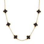 Black Dyed Agate Fancy Necklace (Size - 20)  2.000  Ct._8765512