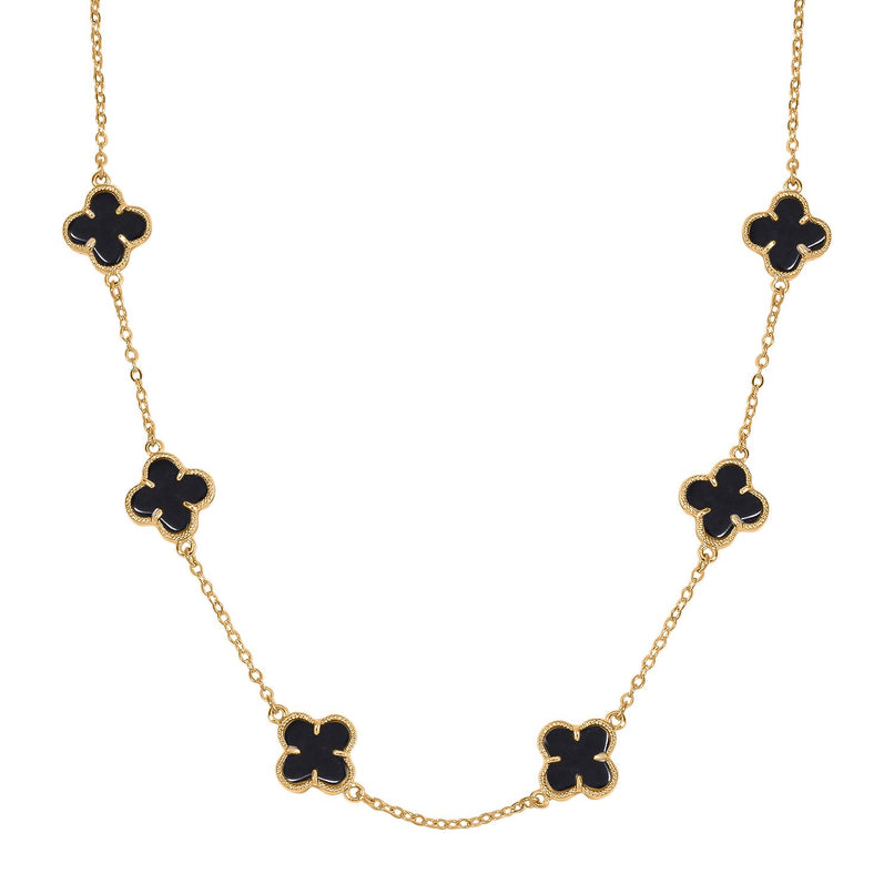 Black Dyed Agate Fancy Necklace (Size - 20)  2.000  Ct._8765512
