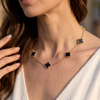 Black Dyed Agate Fancy Necklace (Size - 20)  2.000  Ct._8765512_2