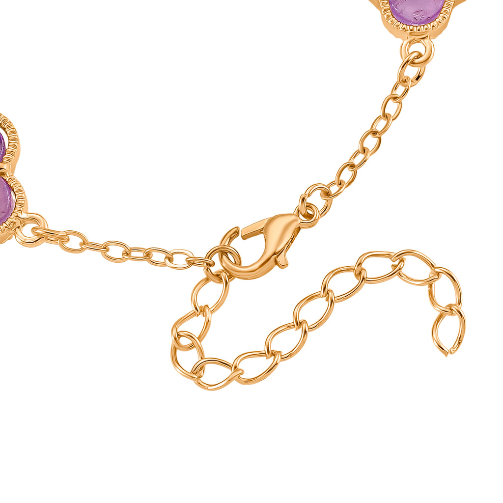 African Amethyst Fancy Bracelet (Size - 7.5)  1.200  Ct._8765531_3