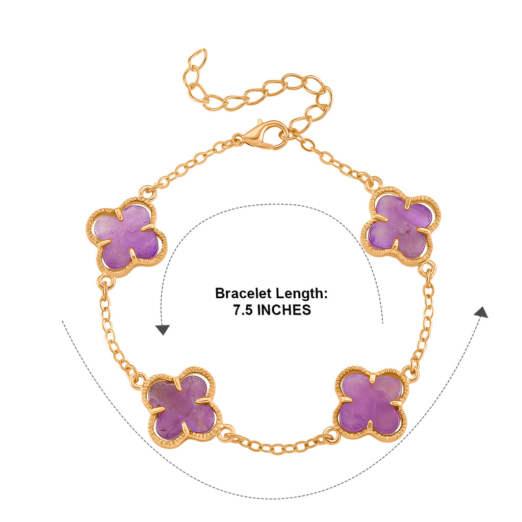 African Amethyst Fancy Bracelet (Size - 7.5)  1.200  Ct._8765531_4