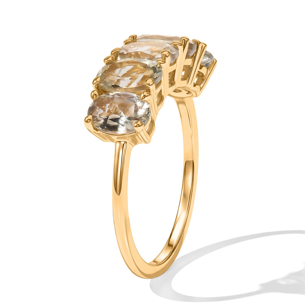 D'Joy - AAA Turkizite Ring in 18K Vermeil Yellow Gold Plated Sterling Silver 2.64 Ct._8767983_3