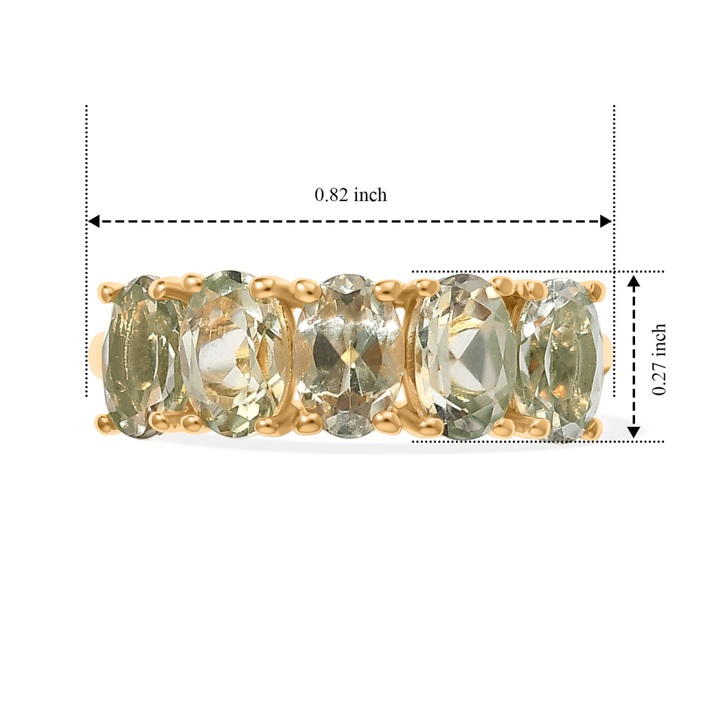 D'Joy - AAA Turkizite Ring in 18K Vermeil Yellow Gold Plated Sterling Silver 2.64 Ct._8767983_5