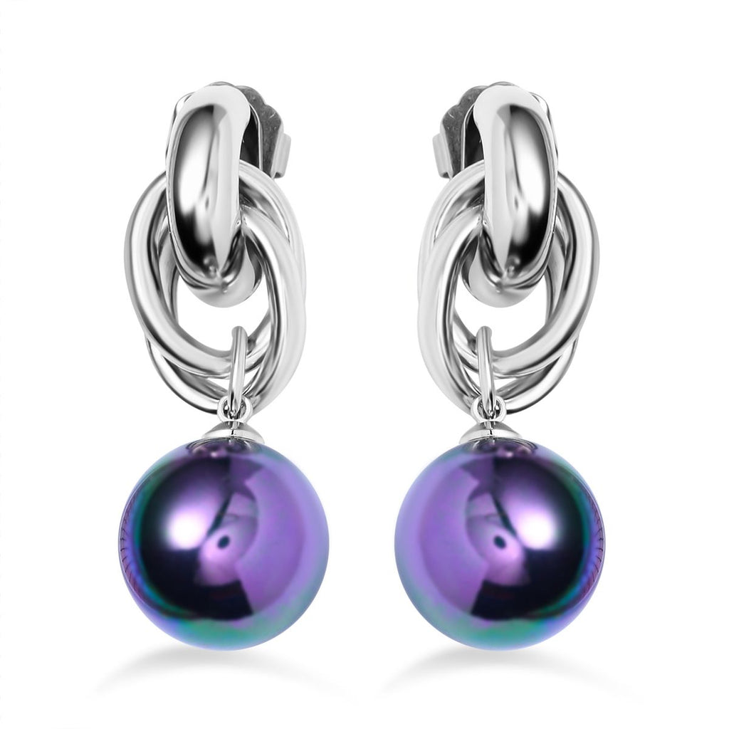 Tahiti Shell Pearl Earring  0.010  Ct._8768590