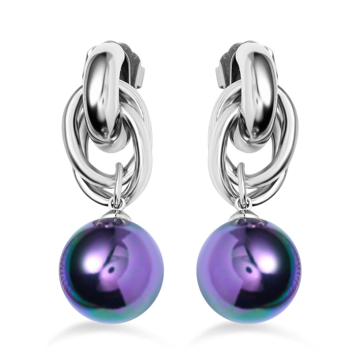 Tahiti Shell Pearl Earring  0.010  Ct. 8768590 0