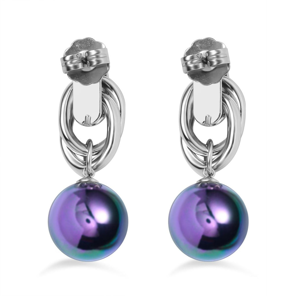 Tahiti Shell Pearl Earring  0.010  Ct._8768590_4