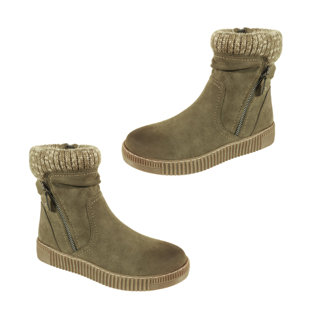 TJC Special Ladies Shoe (Size - 6) - Khaki_8770129