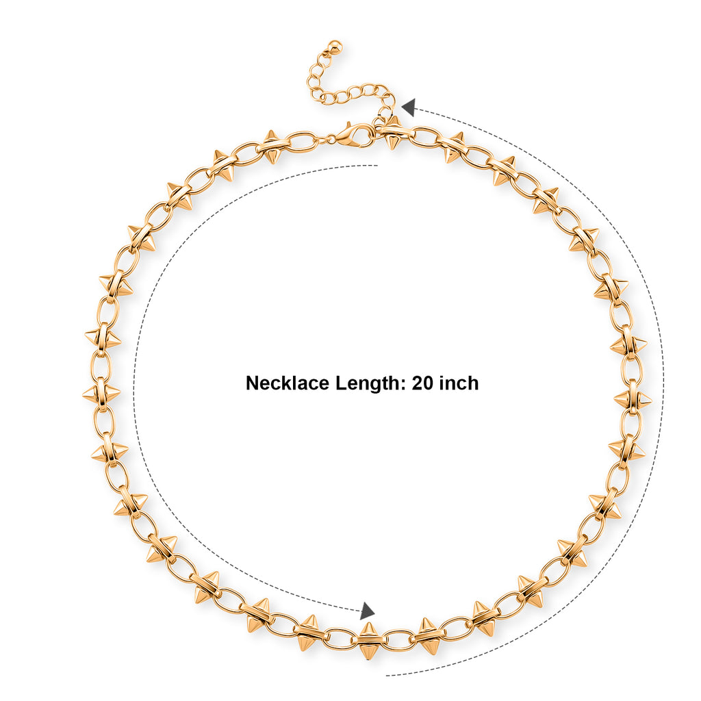 Link Chain Necklace (Size - 20+2 Ext)_8770576_4