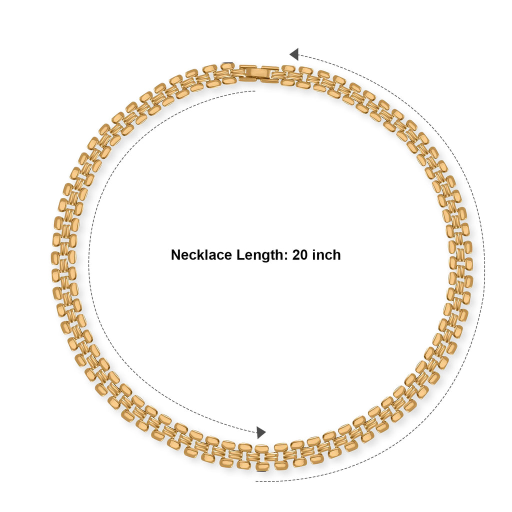 Fancy Necklace (Size - 19.75) Pure Yellow Brass_8770578_4