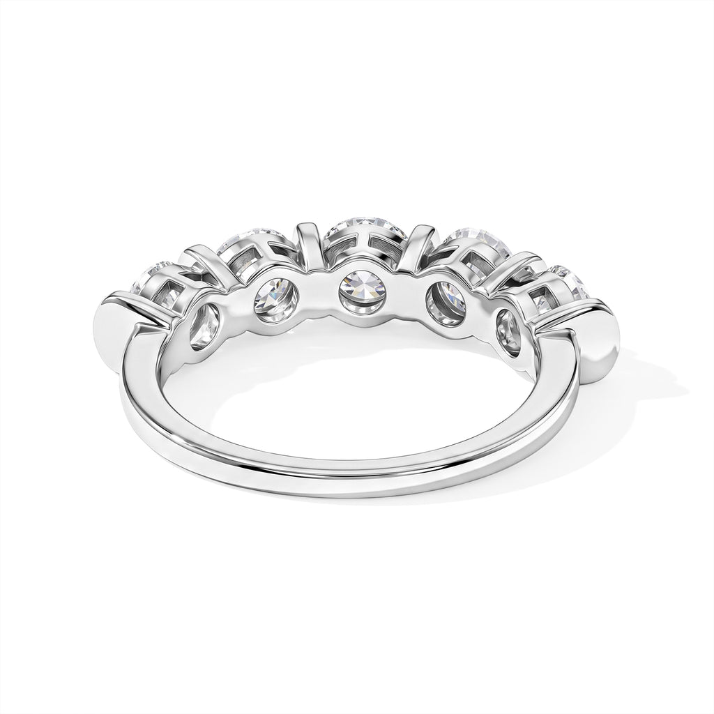 D'joy Moissanite Ring in Rhodium OverlaySterling Silver  2.140  Ct._8770632_4