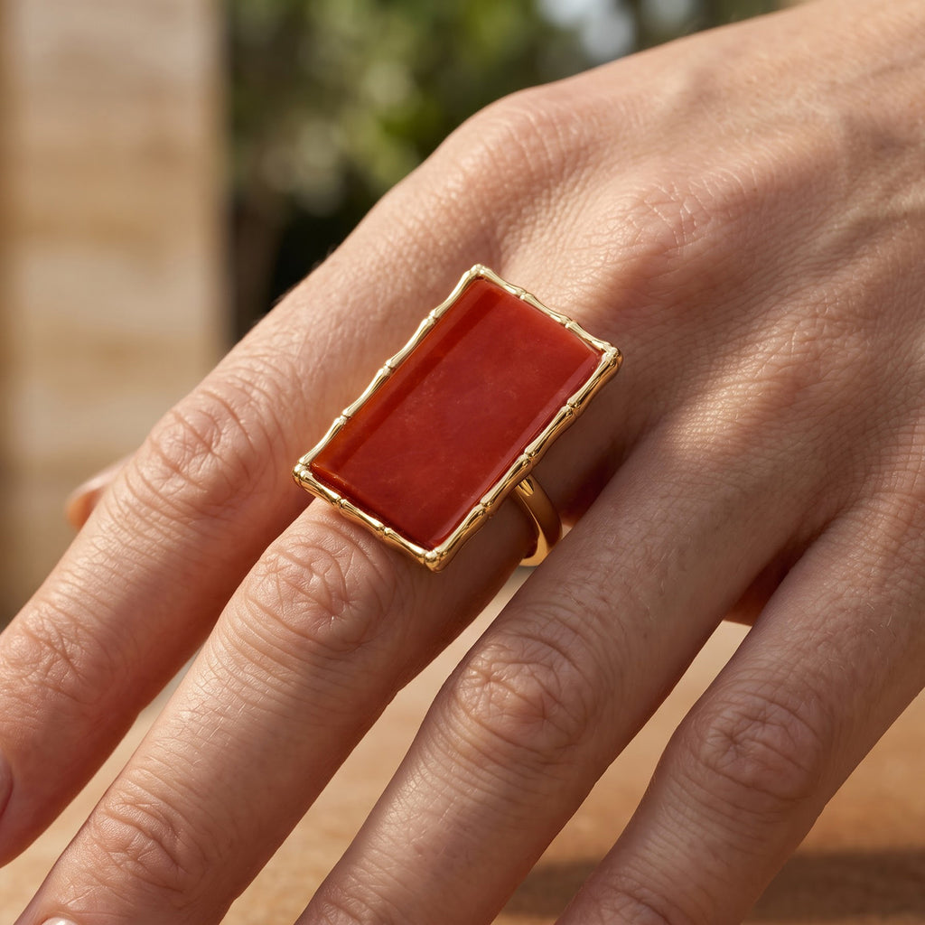 EverTrue - Dyed Red Jade Ring 17.90 Ct._8770667_1