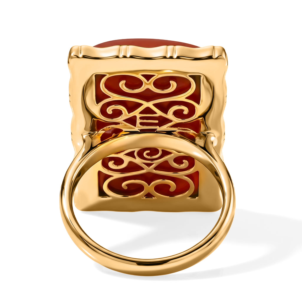 EverTrue - Dyed Red Jade Ring 17.90 Ct._8770667_4