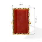 EverTrue - Dyed Red Jade Ring 17.90 Ct._8770667_5
