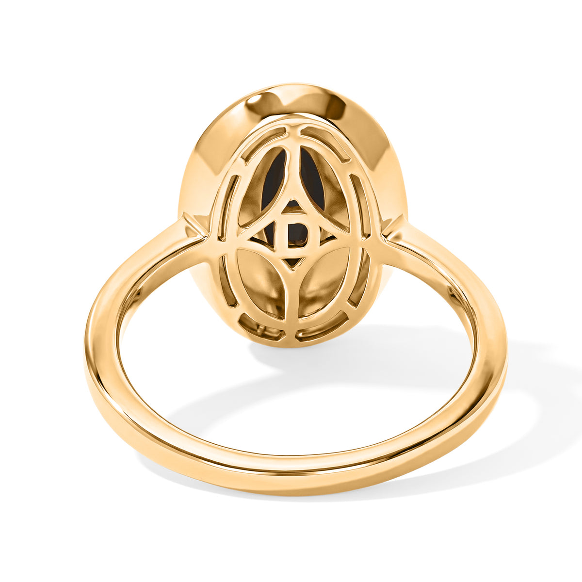 D'Joy - Ammolite Solitaire Ring in 18K Vermeil Yellow Gold Plated Sterling Silver 1.50 Ct. 8770924 4