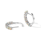 D'joy Ethiopian Opal Full Hoop Earring in Platinum OverlaySterling Silver  2.002  Ct._8772500_3