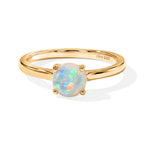 D'joy Ethiopian Opal Saddle Ring Sterling Silver  0.615  Ct._8772879