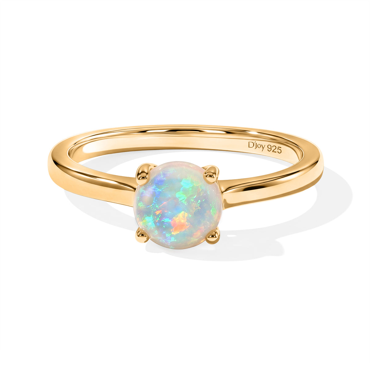 D'joy Ethiopian Opal Saddle Ring Sterling Silver  0.615  Ct. 8772879 0