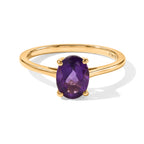 D'joy Zambian Amethyst Solitaire Ring Sterling Silver  1.184  Ct._8773496