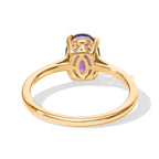 D'joy Zambian Amethyst Solitaire Ring Sterling Silver  1.184  Ct._8773496_4