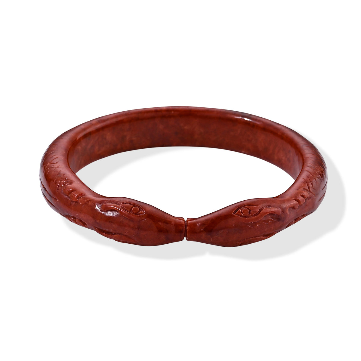 Red Jade Bangle (Size - 8) 257.75 Ct. 8773513 0