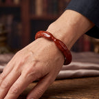 Red Jade Bangle (Size - 8) 257.75 Ct._8773513_1