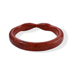 Red Jade Bangle (Size - 8) 257.75 Ct._8773513_2