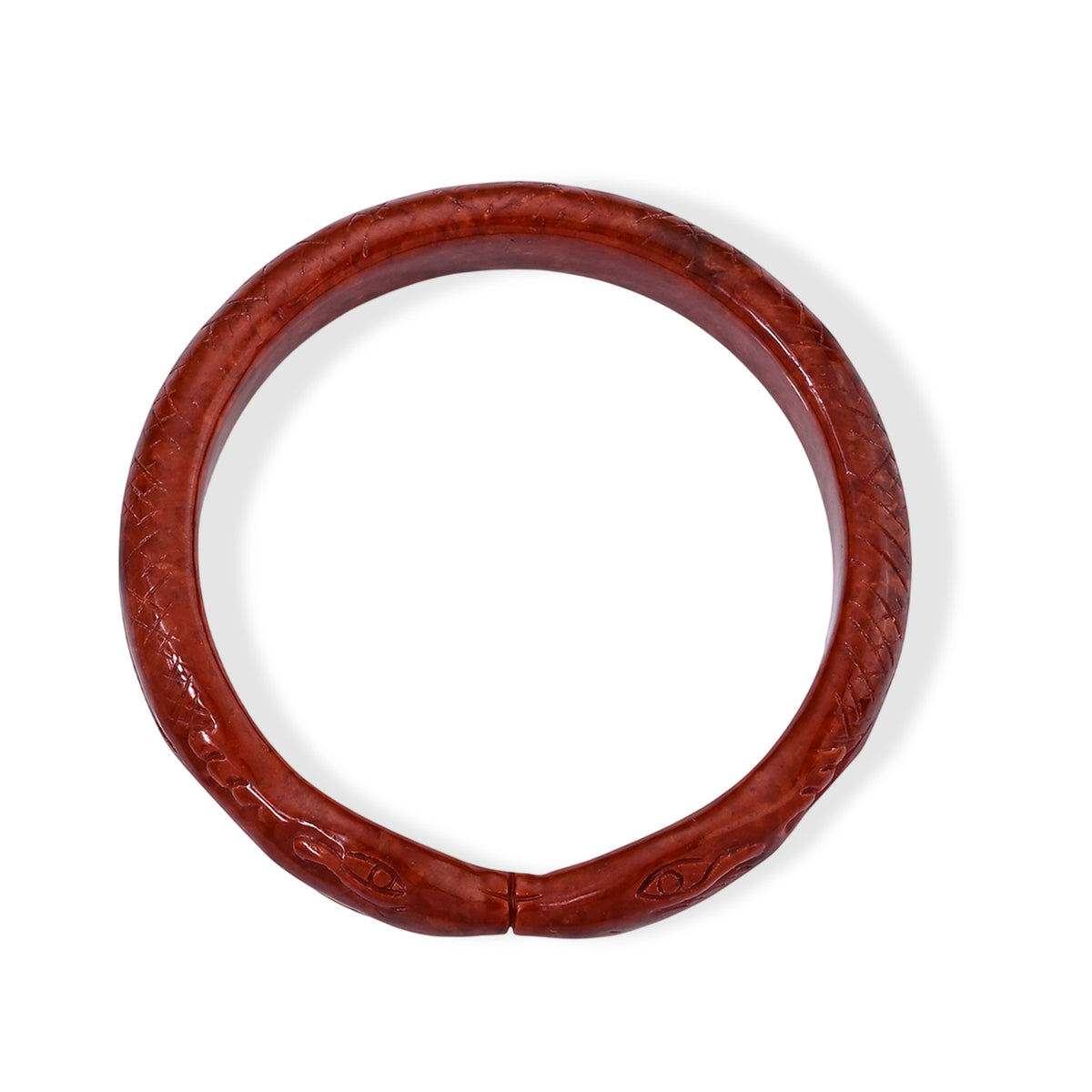 Red Jade Bangle (Size - 8) 257.75 Ct. 8773513 3