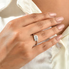 Luxuriant - Lab Grown Diamond (SI/G-H) Ring in Rhodium Overlay Sterling Silver 0.50 Ct._8774400_2