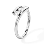 Luxuriant - Lab Grown Diamond (SI/G-H) Ring in Rhodium Overlay Sterling Silver 0.50 Ct._8774400_3