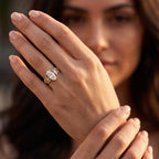 Luxuriant - 9K Yellow Gold SGL Certified Lab Grown Diamond (Mrq 2.00 Ct) (SI/G-H) Ring 3.50 Ct._8774488_4