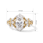 Luxuriant - 9K Yellow Gold SGL Certified Lab Grown Diamond (Mrq 2.00 Ct) (SI/G-H) Ring 3.50 Ct._8774488_7