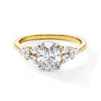 Luxuriant - SGL Certified Lab Grown Diamond (SI/G-H) Ring in 18K Vermeil Yellow Gold Plated Sterling Silver 2.00 Ct._8774534