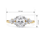Luxuriant - SGL Certified Lab Grown Diamond (SI/G-H) Ring in 18K Vermeil Yellow Gold Plated Sterling Silver 2.00 Ct._8774534_5
