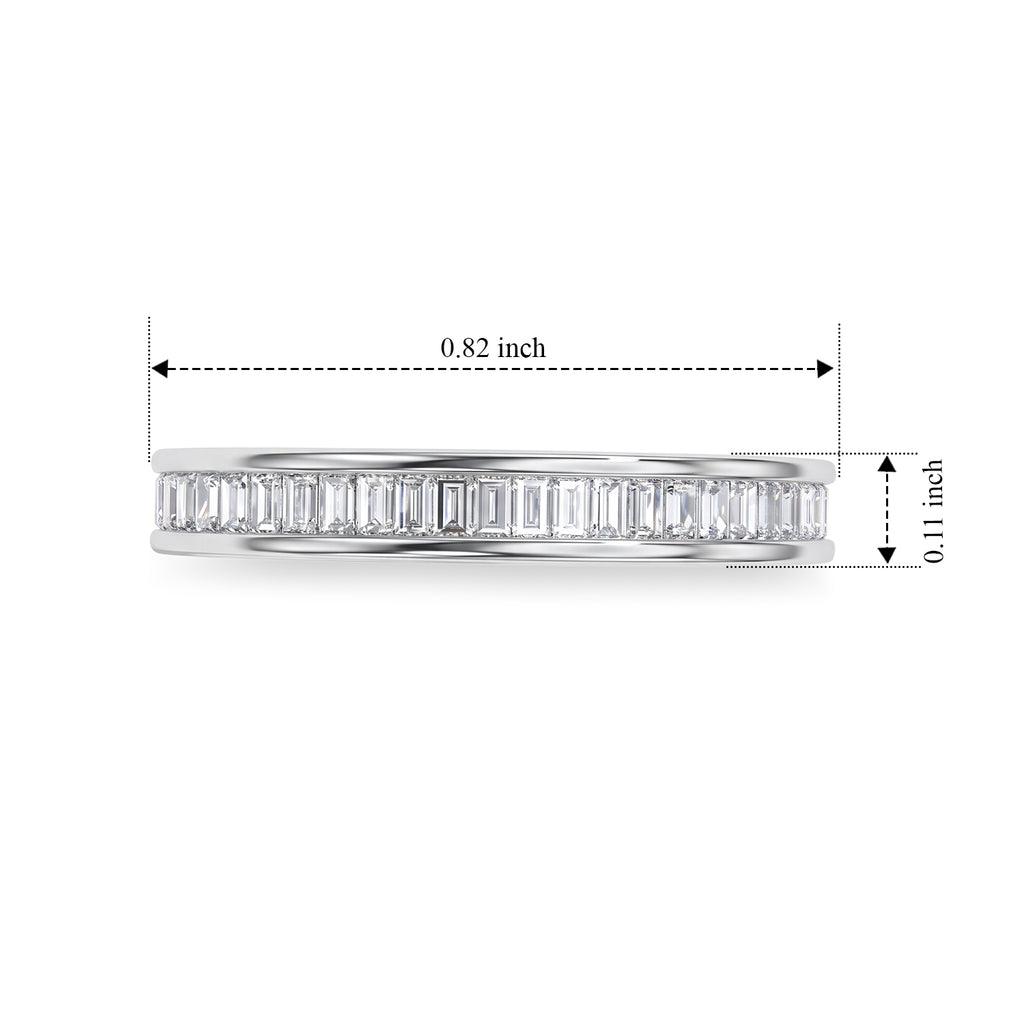 Rhapsody - 950 Platinum SGL Certified White Diamond Ring 0.74 Ct, Platinum Wt. 3.00 Gms_8774579_5