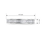 Rhapsody - 950 Platinum SGL Certified White Diamond Ring 0.74 Ct, Platinum Wt. 3.00 Gms_8774579_5