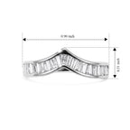Luxuriant - Lab Grown Diamond (SI/G-H) Wishbone Ring in Rhodium Overlay Sterling Silver 1.00 Ct._8774703_7
