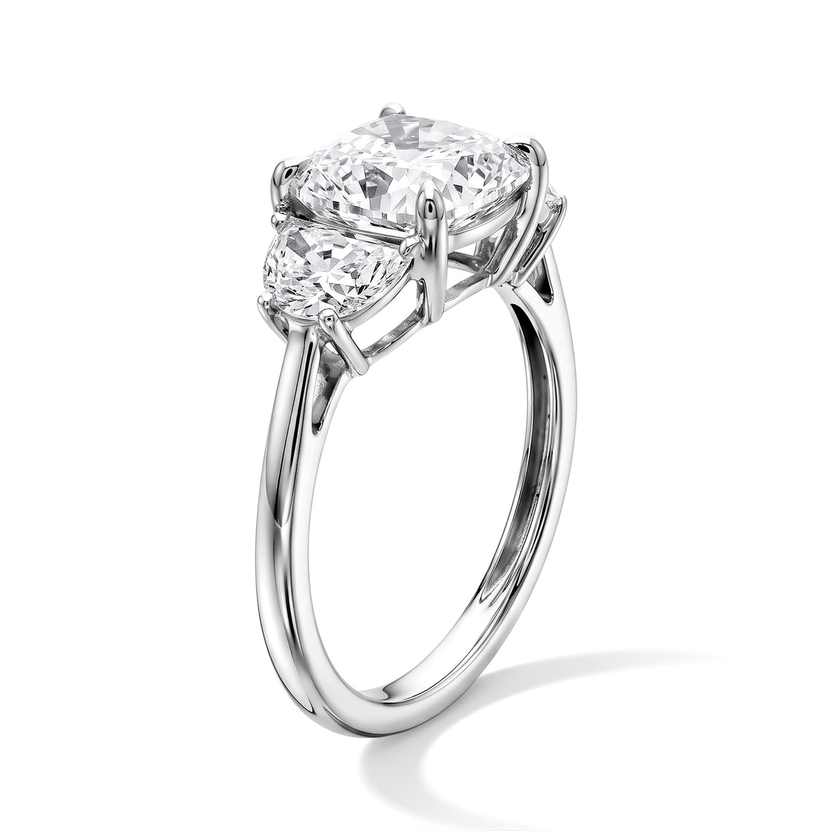 Monster Deal- Luxuriant - 950 Platinum IGI Certified Grown Diamond (VS-E-F) Ring 4.00 Ct, Platinum Wt. 4.00 Gms 8774720 2