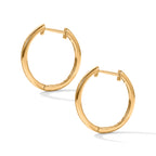 Luxuriant - 9K Yellow Gold SGL Certified Lab Grown Diamond (SI/G-H) Hoop Lock Earring 1.00 Ct._8774760_3