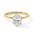 Luxuriant Lab Grown Diamond Ring in 18K YG VermeilSterling Silver  1.990  Ct._8774761