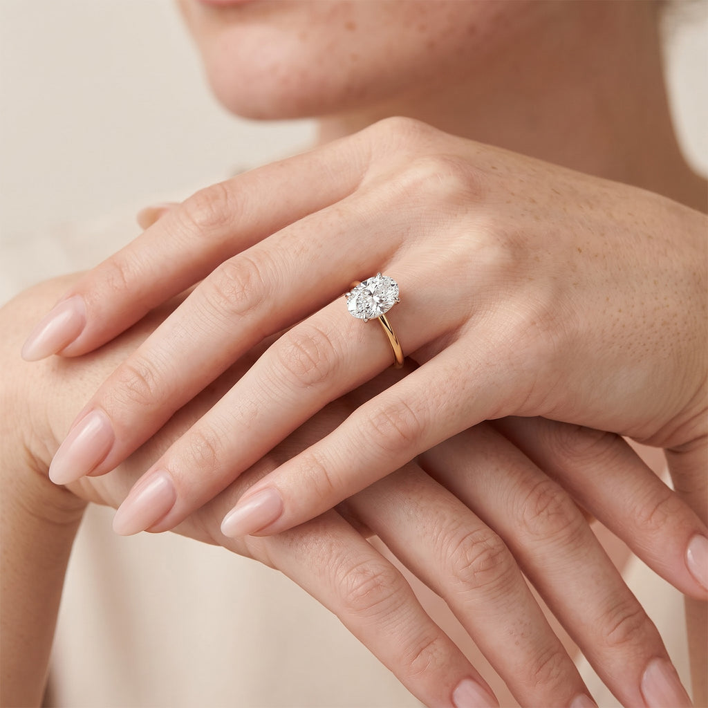 Luxuriant Lab Grown Diamond Ring in 18K YG VermeilSterling Silver  1.990  Ct._8774761_2