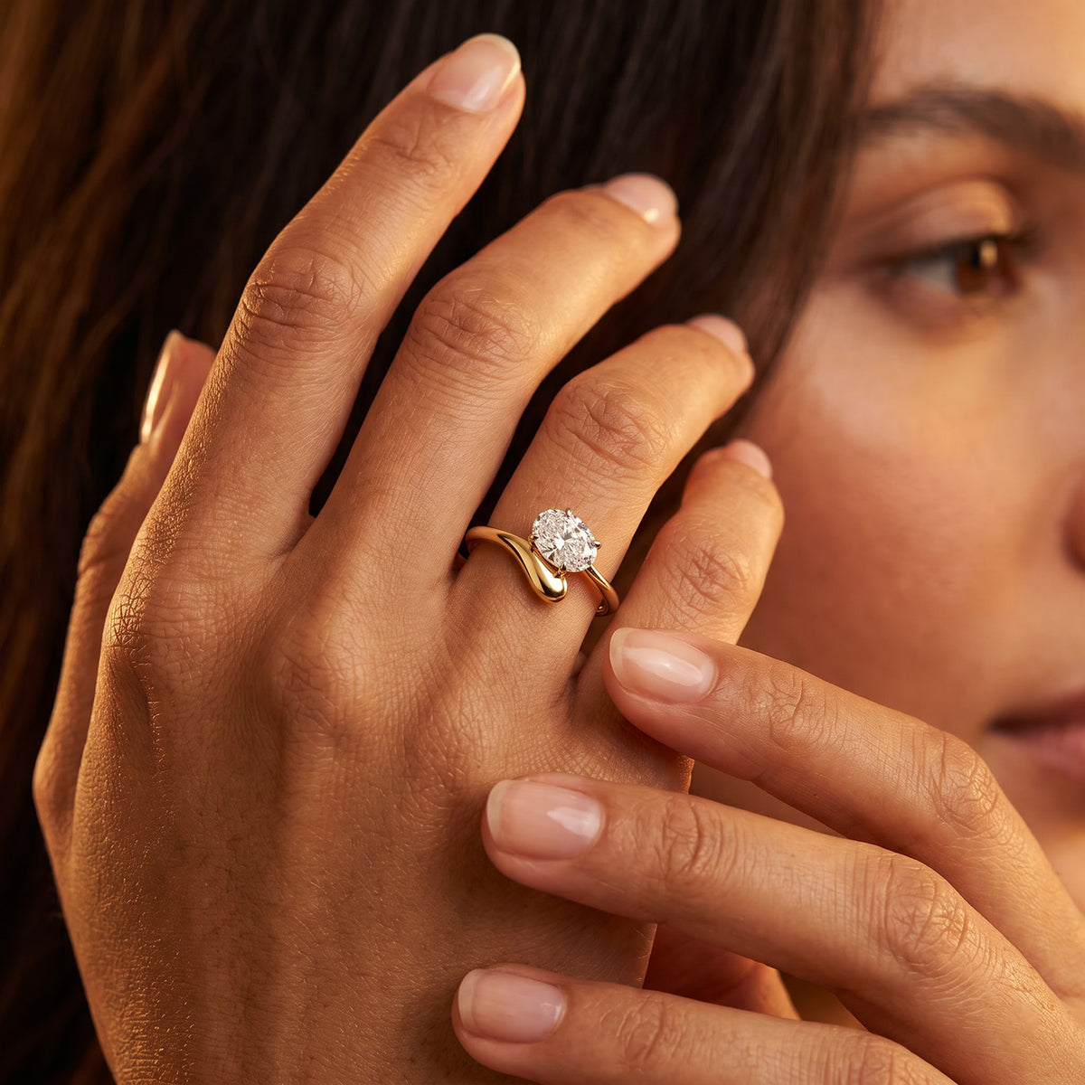 Luxuriant Lab Grown Diamond Ring in 18K YG VermeilSterling Silver  1.010  Ct. 8774822 2