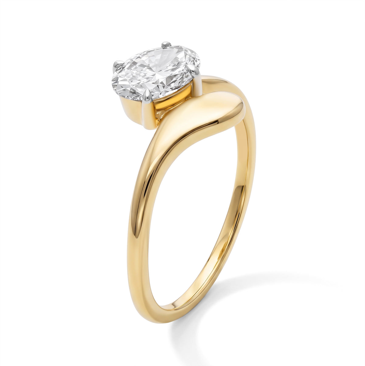Luxuriant Lab Grown Diamond Ring in 18K YG VermeilSterling Silver  1.010  Ct. 8774822 3